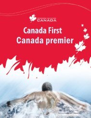 Swimming Canada © 2011 - Canada First