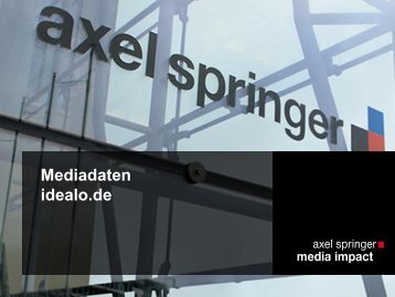 Mediadaten idealo.de - Axel Springer MediaPilot