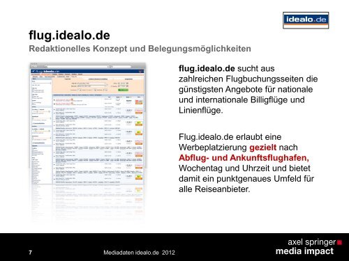 Mediadaten idealo.de - Axel Springer MediaPilot