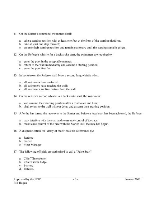 REFEREE QUESTIONNAIRE