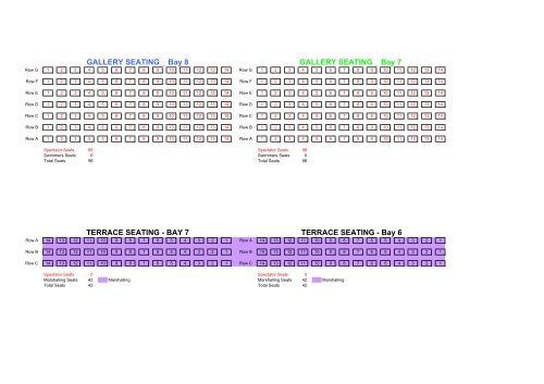 Seating Plan Wellington