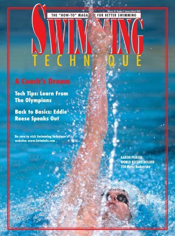 T E C H N I Q U E - Swimming World Magazine