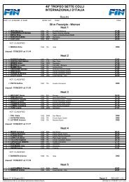 48Â° TROFEO SETTE COLLI INTERNAZIONALI D'ITALIA