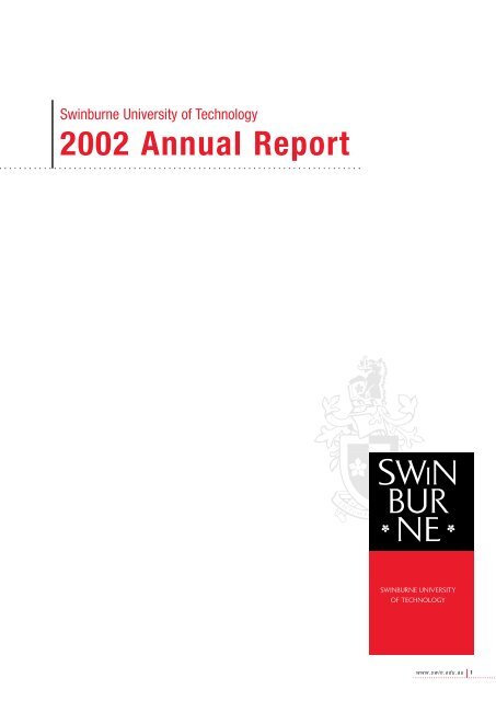 Annual Report - Swinburne University of Technology