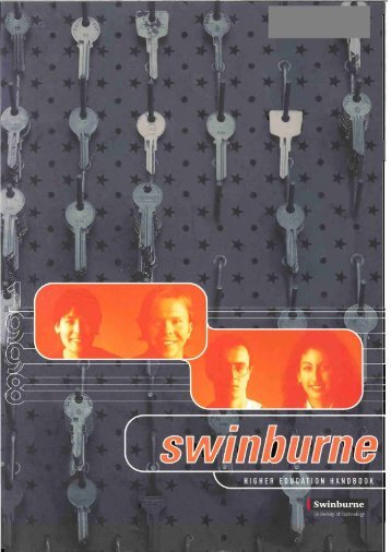 1998 Swinburne Higher Education Handbook