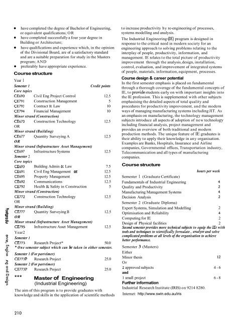 1997 Swinburne Higher Education Handbook