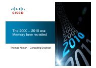 2000-2010: How the Internet has evolved Thomas Kernen - SwiNOG