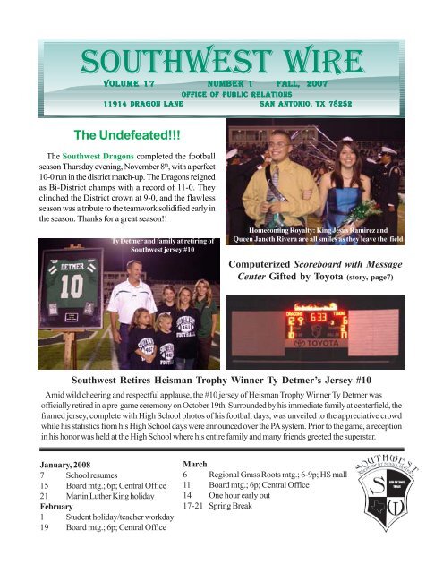 Sw Wire Dec 2007.pdf - Southwest ISD
