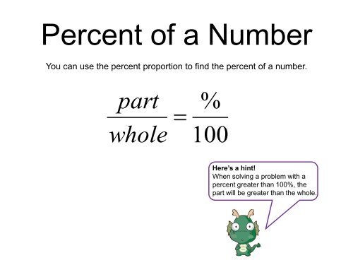 Module #12 of 15 Percent of a Number Grade 7 Math