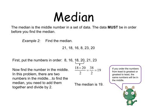Module #14 of 15 Mean, Median, Mode, Range Grade 6 Math