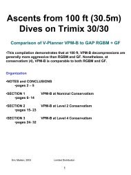 100-ft Air Dives - Decompression.org