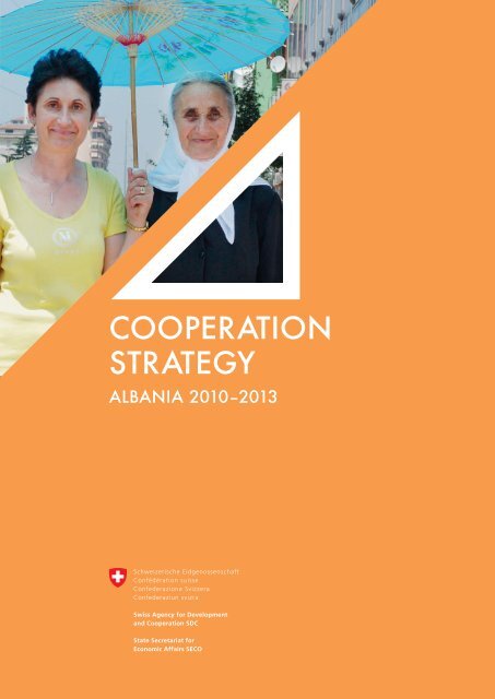 Coorperation Strategy - Albania 2010-2013 - Deza - CH