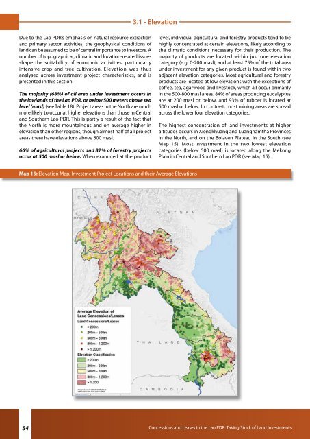 Concessions and Leases in the Lao PDR