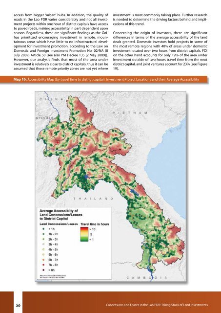 Concessions and Leases in the Lao PDR