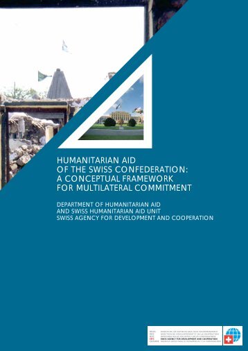 humanitarian aid of the swiss confederation: a ... - Deza - admin.ch