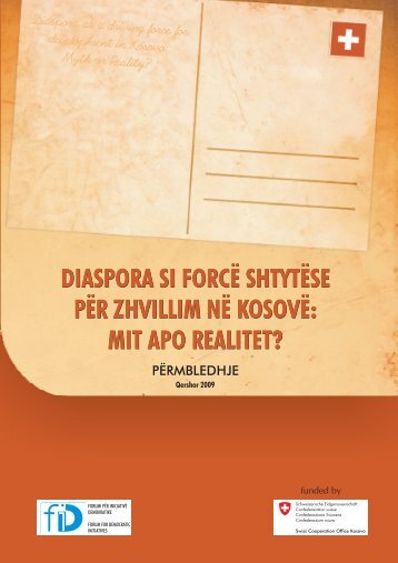 DIASPORA SI FORCË SHTYTËSE PËR ZHVILLIM NË KOSOVË: MIT ...