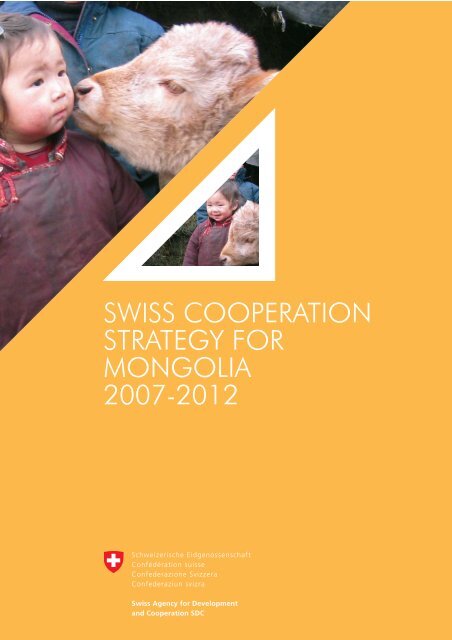 swiss cooperation strategy for mongolia 2007-2012 - Deza - admin.ch