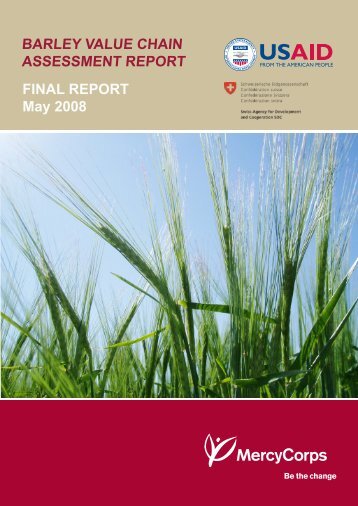 BARLEY VALUE CHAIN ASSESSMENT REPORT FINAL REPORT ...