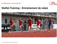 Staffel-Training / EntraÃ®nement de relais - Swiss Athletics