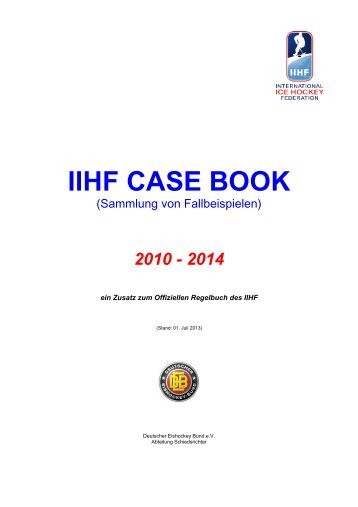 IIHF CASE BOOK - Swiss Ice Hockey