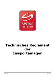 Technisches Reglement fÃ¼r Kunsteisbahnen