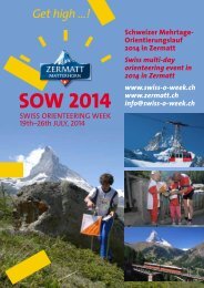 SOW 2014 - Swiss O Week