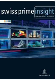 Jahresbericht per 31.12.2011 - Swiss Prime Site