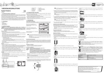 Digitale Pitchlehre - Swiss RC Helistuff