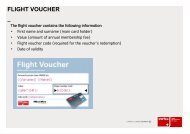 flight voucher - Swiss