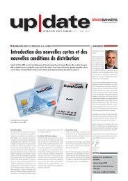 Introduction des nouvelles cartes et des nouvelles ... - Swiss Bankers