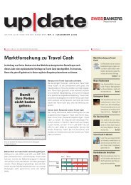 Marktforschung zu Travel Cash - Swiss Bankers