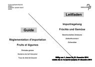 Violetter Leitfaden zur Importregelung 2013 - Swisscofel