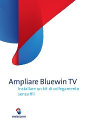 Ampliare Bluewin TV - Swisscom