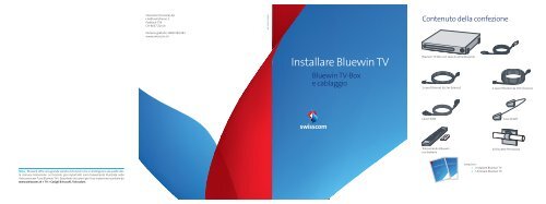 Installare Bluewin TV - Swisscom