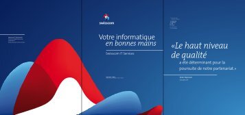 Brochure Swisscom IT Services