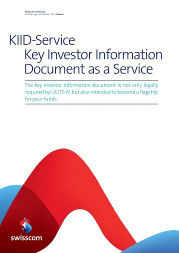 KIID-Service Key Investor Information Document as a ... - Swisscom