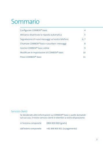 Sommario - Swisscom