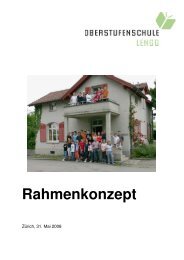 Rahmenkonzept 2008 OSSL - Schweizerische Epilepsiestiftung ZÃ¼rich