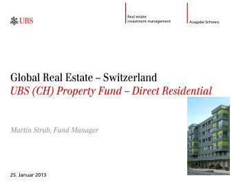 Martin Strub - Swiss Finance & Property AG