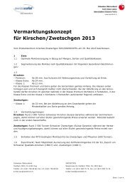 Vermarktungskonzept fÃ¼r Kirschen/Zwetschgen 2013 - Schweizer ...