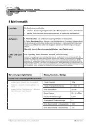 Mathematik - Schweizer Obstverband
