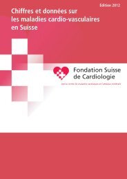 Chiffres et donnÃ©es sur les maladies cardio-vasculaires en Suisse