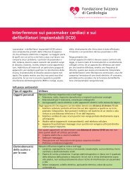 Lista d'interferenze sui pacemaker e sui ICD