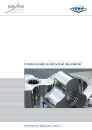 L'elettrolucidatura dell'acciaio inossidabile - Swiss-Inox