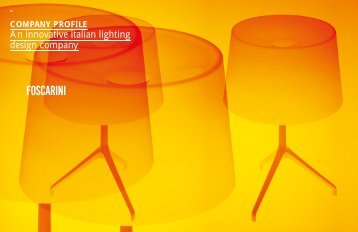 FOSCARINI - COMPANY PROFILE