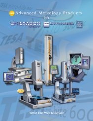 2008 Advanced Metrology Products - Swiss Instruments Ltd