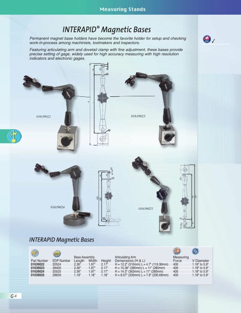 Measuring Stands / TESA - Swiss Instruments Ltd