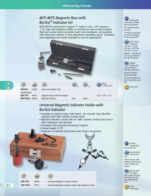 Measuring Stands / TESA - Swiss Instruments Ltd