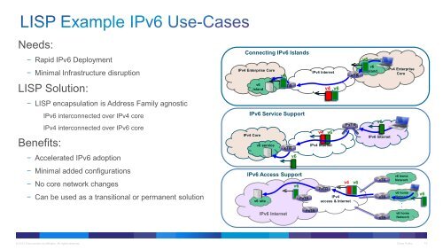 LISP Migration zu IPv6 mit LISP - Swiss IPv6 Council