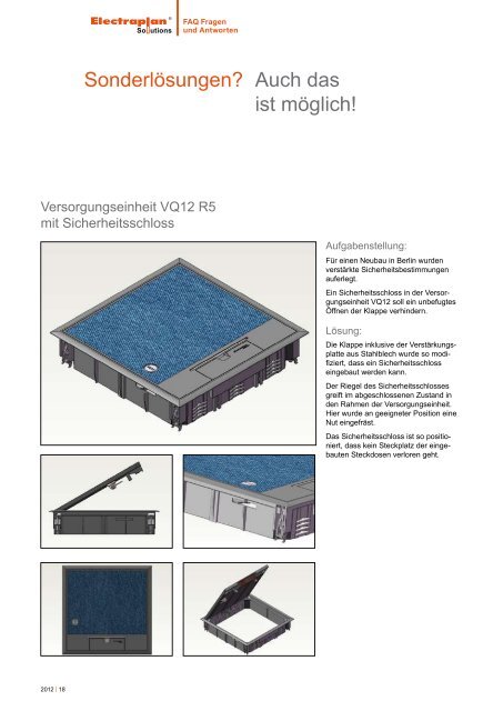 Estrichüberdecktes Kanalsystem ... - Electraplan Solutions GmbH